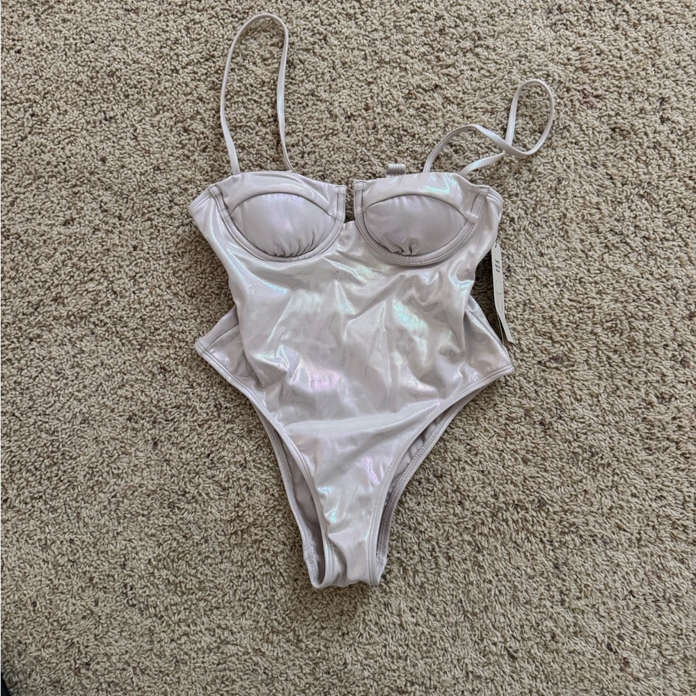 Iridescent One-Piece Swimsuit